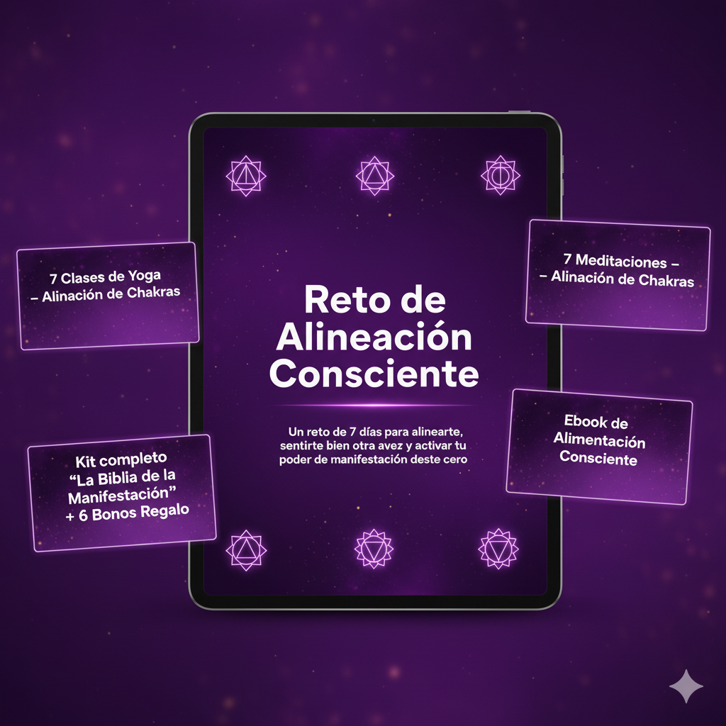 RETO DE ALINEACIÓN CONSCIENTE + 6 Bonos de Regalo